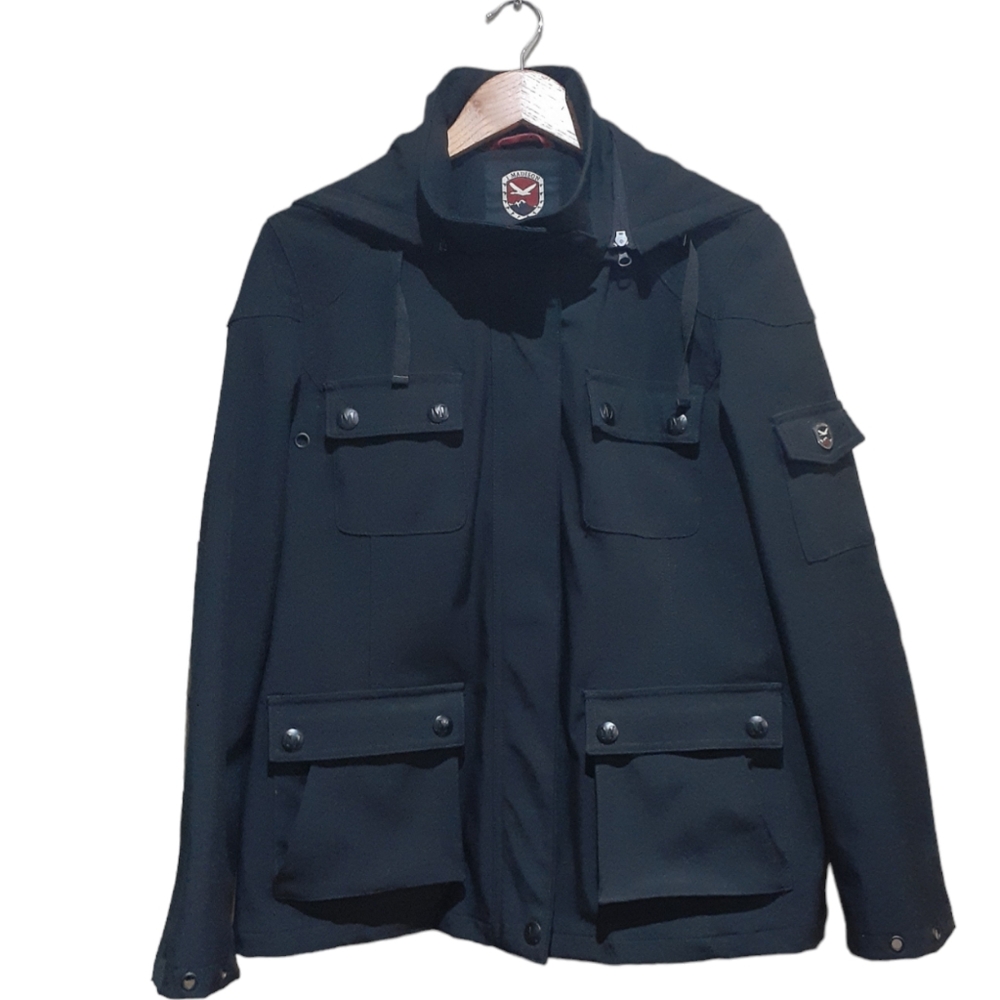 1 Madison Women's Expedition Light Parka Jacket Black Size Large